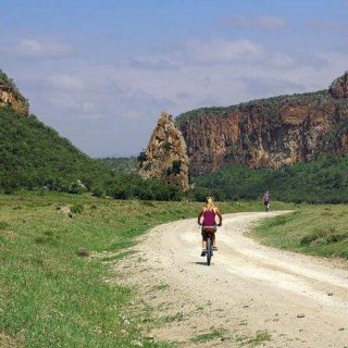 Hell's Gate national park cycling safari