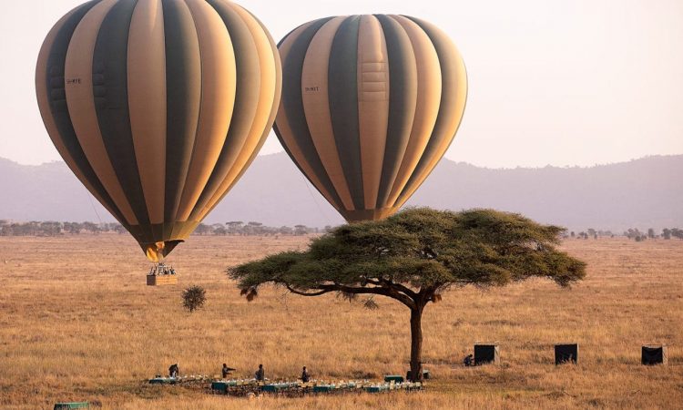 East African Hot Air Balloon Safari Experience