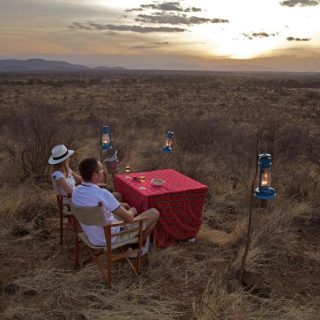 Ashnil Samburu Camp Bush Dinning