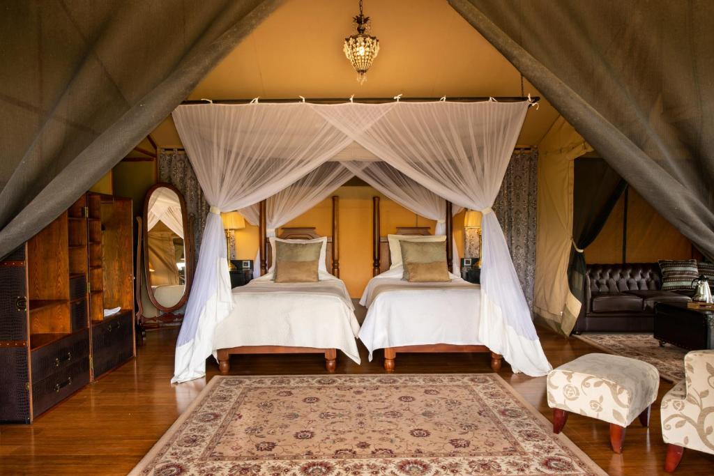 Elewana Sand River Camp Bed