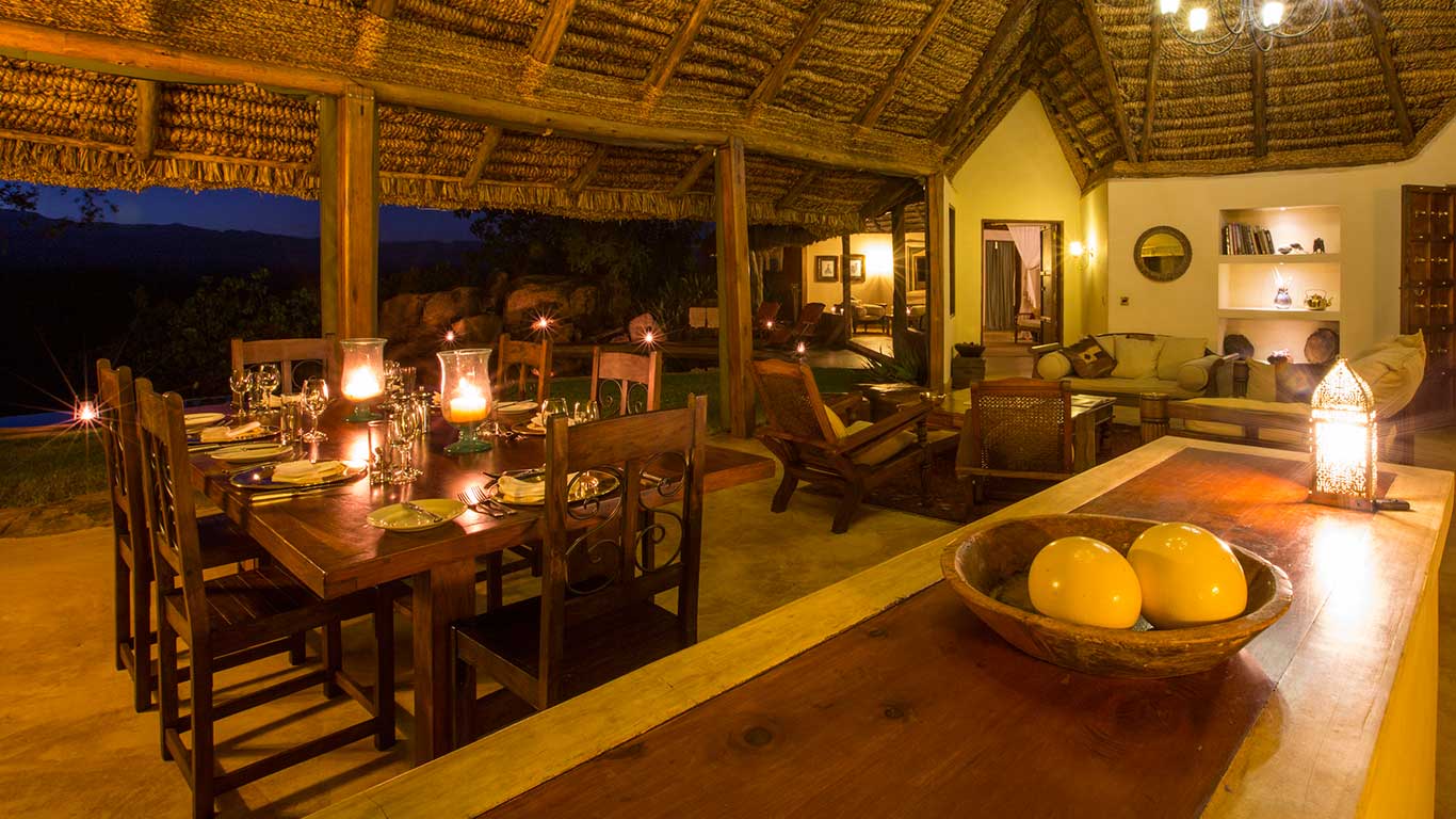 Elewana Elsa's Kopje Dinning Area