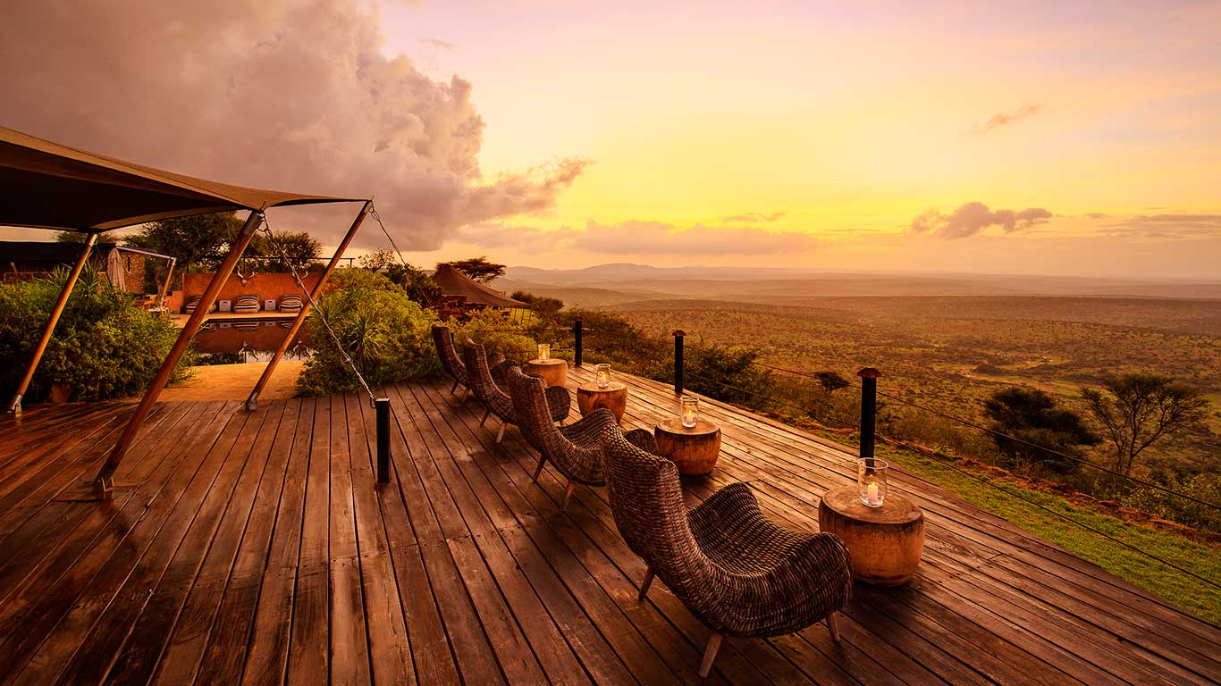 Elewana Loisaba Tented Camp Deck