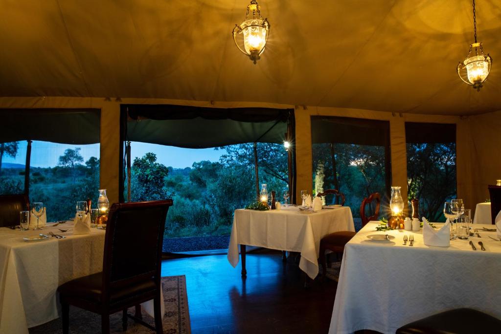 Elewana Sand River Camp Restaurant