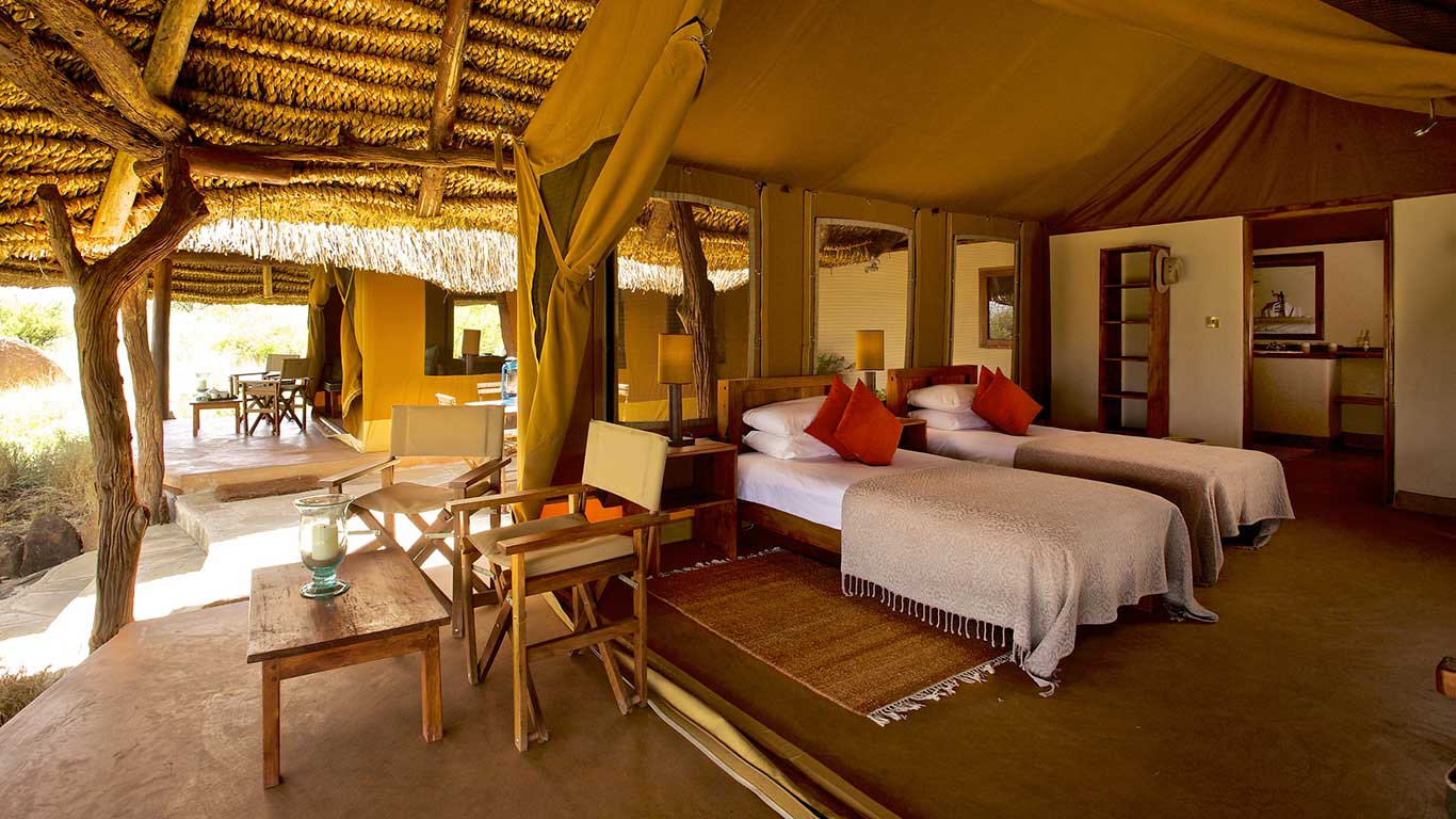 Elewana Lewa Safari Camp Bed