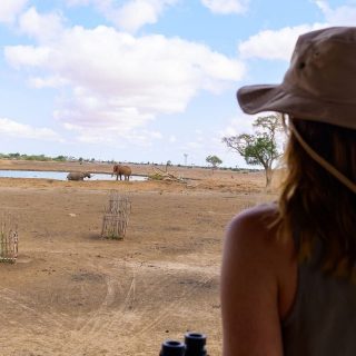 Satao camp Tsavo watchtower