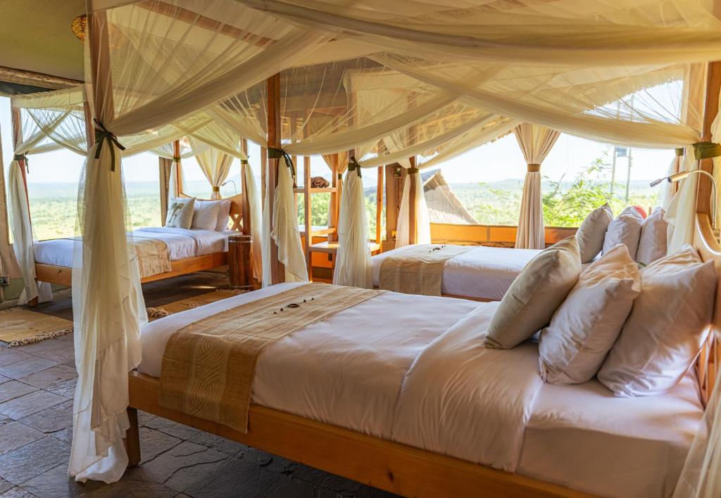 Soroi cheetah tented camp Tsavo